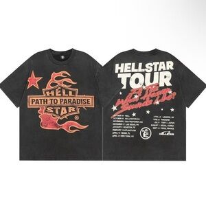 Hellstar Harley Davidson Collab Tour Shirt XL  Short Sleeve Biker T Shirt NWT